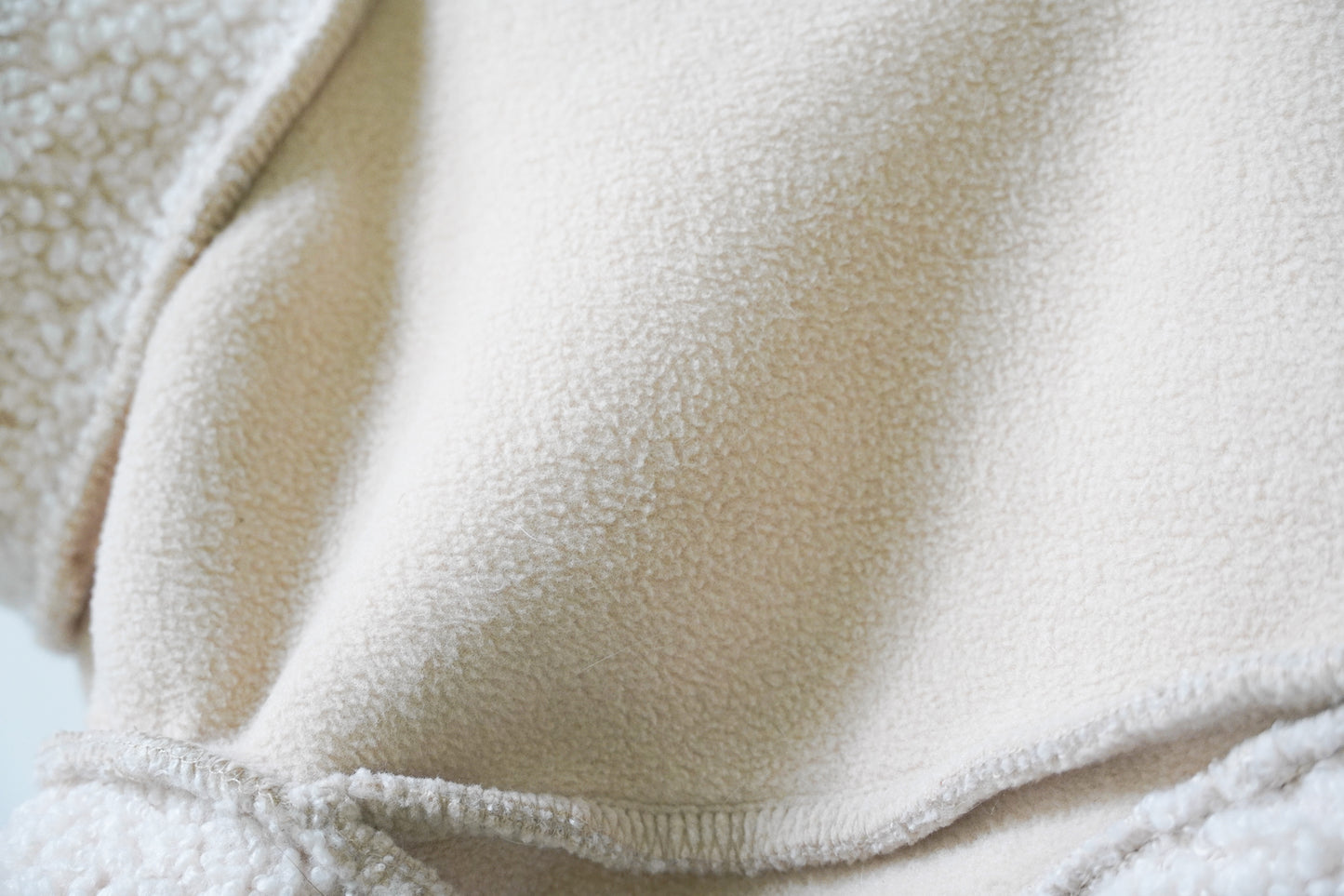 Teddy-Fleece Dackel Pullover Creme (Gr.32) - Perfekt Unperfekt