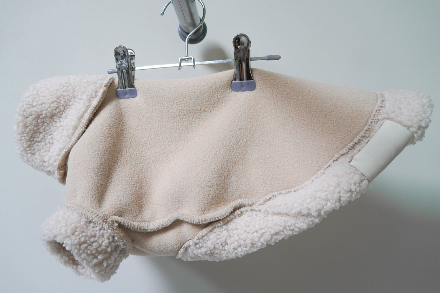 Teddy-Fleece Dackel Pullover Creme  (Gr. 30) - Perfekt Unperfekt
